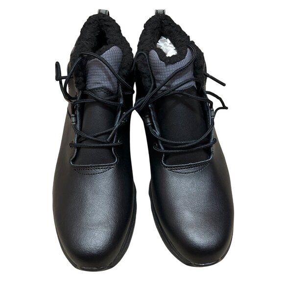 FootJoy Womens Size 9 Black & Gray Quilted Leather Golf Boots With Softspikes - Picture 3 of 5